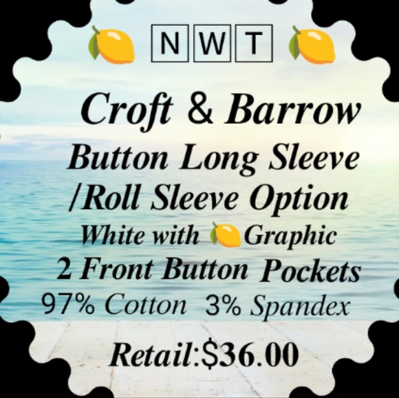 𝑪𝒓𝒐𝒇𝒕 & 𝑩𝒂𝒓𝒓𝒐𝒘 🍋𝑳𝒆𝒎𝒐𝒏𝒔 𝑹𝒐𝒍𝒍𝑺𝒍𝒆𝒆𝒗𝒆 𝑺𝒉𝒊𝒓𝒕 - Picture 2 of 12